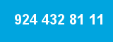 924 432 81 11 924 432 81 11